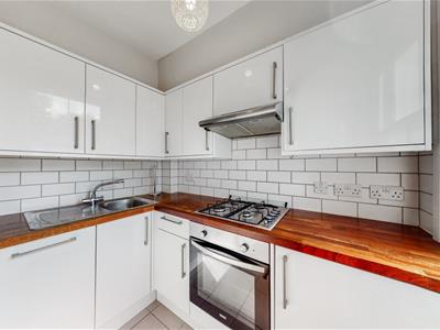 Hardwood worktops modern fitted kitchen